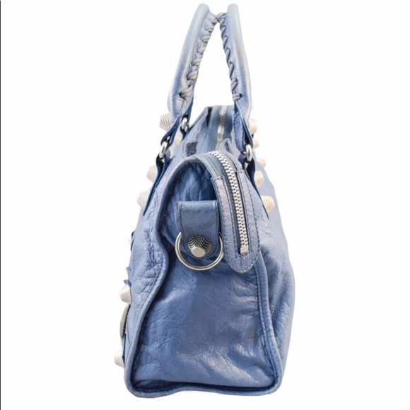 ❌SOLD❌Balenciaga Agneau City Bag Blue - Picture 4 of 14